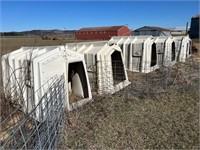 (6) Calftel Calf Hutches