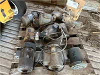 Assorted 1 HP Motors and Other Motors
