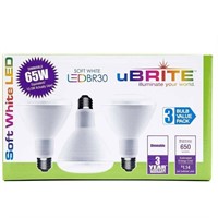 UBRITE Dimmable LED Light Warm White (3-Pc)