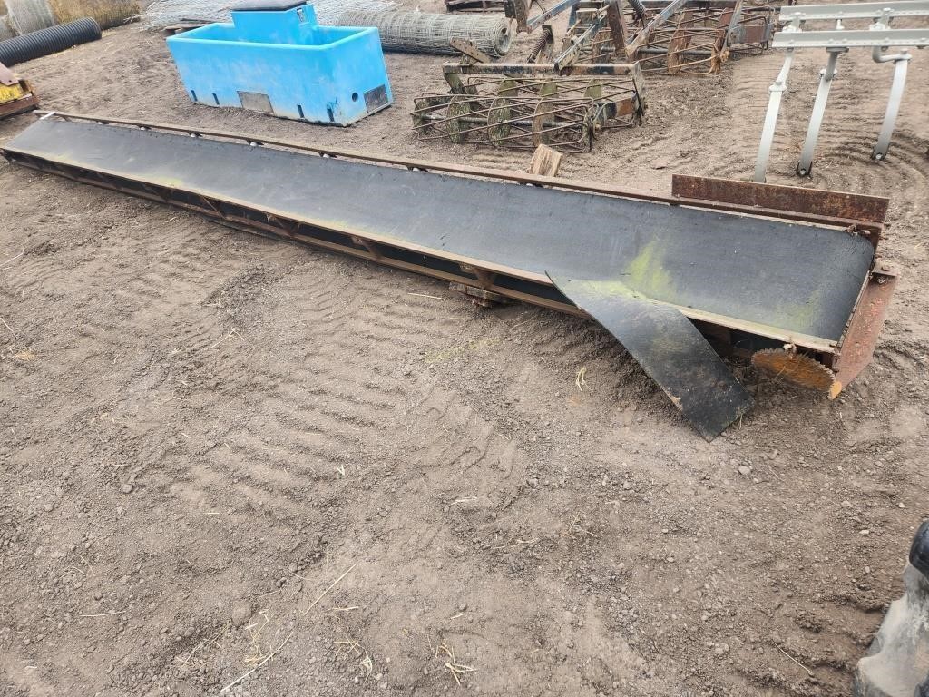 20' rubber belted conveyor