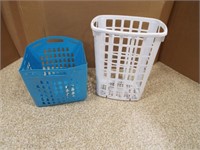 (2) Plastic Laundry Baskets