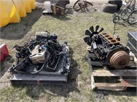 6.6 Turbo Diesel Engine and Parts 2 Pallets