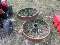 (2) 32" Steel Wheels