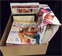 Quilting magazines and books