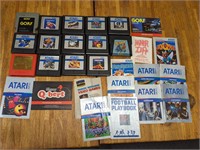 14 Atari 5200 Games & Manuals