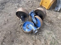 (4) Large Dolly Wheels