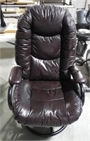 Leather adjustable chair (small rip in arm rest)