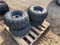 (4) Kubota 25-10x12 Tires and Rims