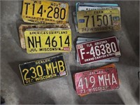 Assorted Old License Plates
