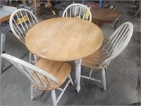 38" Table and 4 Chairs