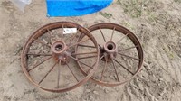 (2) 24" Steel Wheels