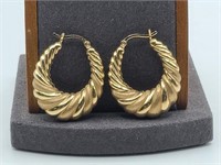 14k Yellow Gold Earrings