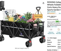 ROSONG Collapsible Wagon Cart