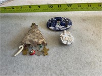 Handmade Christmas pins