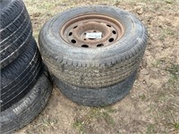 2-17" tires & rims