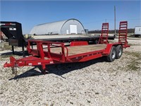 20' Flatbed Trailer w/ Ramps