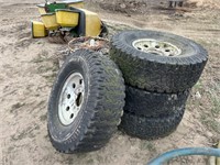 BFG LT315/75R16 tires & rims