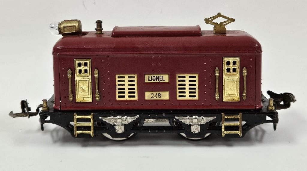 Lionel Prewar 248 Red Electric Locomotive