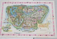 1961 Disneyland Foldout Map 30" x 45"