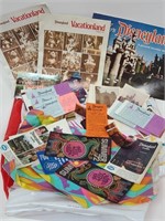 Vintage Disneyland Tickets, Brochures, Guides, Etc