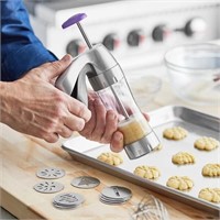 COOKIE PRESS WITH 12 CUTTING DISCS