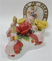 1970's Roses on Parade Rose Bowl Decanter