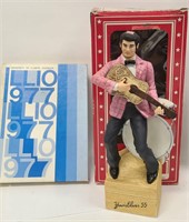 Sealed Elvis Decanter & 1977 Illio Feat. Elvis