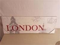 Canvas "London" Picture (near new)