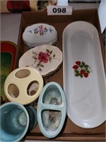 SOAP DISH- TOOTHBRUSH HOLDERS & OTHER MISC;;