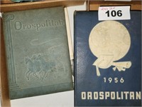 2 X'S BID 1955, 56 OROSPOLITAN YEAR BOOKS