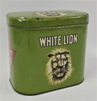 White Lion 5 Cent Cigar Store Counter Tin