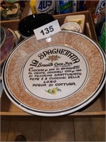 SPAGHETTI PLATE & OTHER MISC. KITCHEN BOWLS