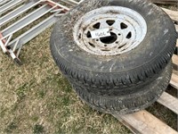 2-Trailer tires & rims