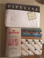 2 sets of New of Sheets in package