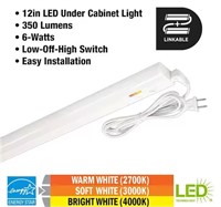 Commercial Electric Plug-In 12 in. LED Under Cabin