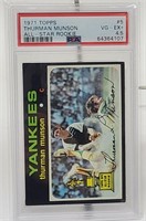 1971 Topps Thurman Munson Rookie PSA 4.5