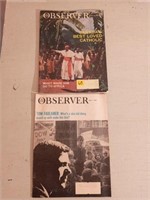 2 Old "The United Church Observer" Magazines