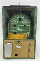 Victor Football Pinball Style 1c Gumball Machine