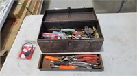 Assorted Wrenches, Tools, Toolbox