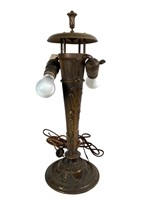 Art Nouveau Radial Lamp Base