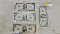 1920's, 1930's and 1970's $1,$2,$10,$5