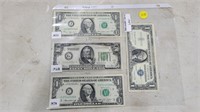 1920's, 1950's and 1970's $1, $50