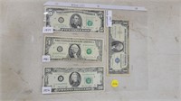 1950's, 1970's, 1980's $1,$5,$20
