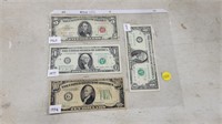 1970's,1930,1960's $1,$5,$10