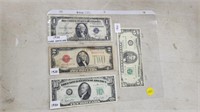 1930's, 1980, 1920,1950's $1,$2,$5,$10