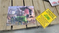 John Deere and Old Tractor Signs