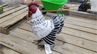 Rooster Metal Figure