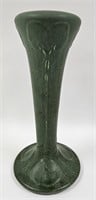 Hampshire Pottery Matte Green Bulb & Vine Vase