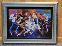 LE Marcus Glenn Big Jam Theory Giclee on Canvas