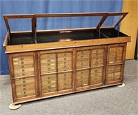 Antique Courthouse Document Cabinet